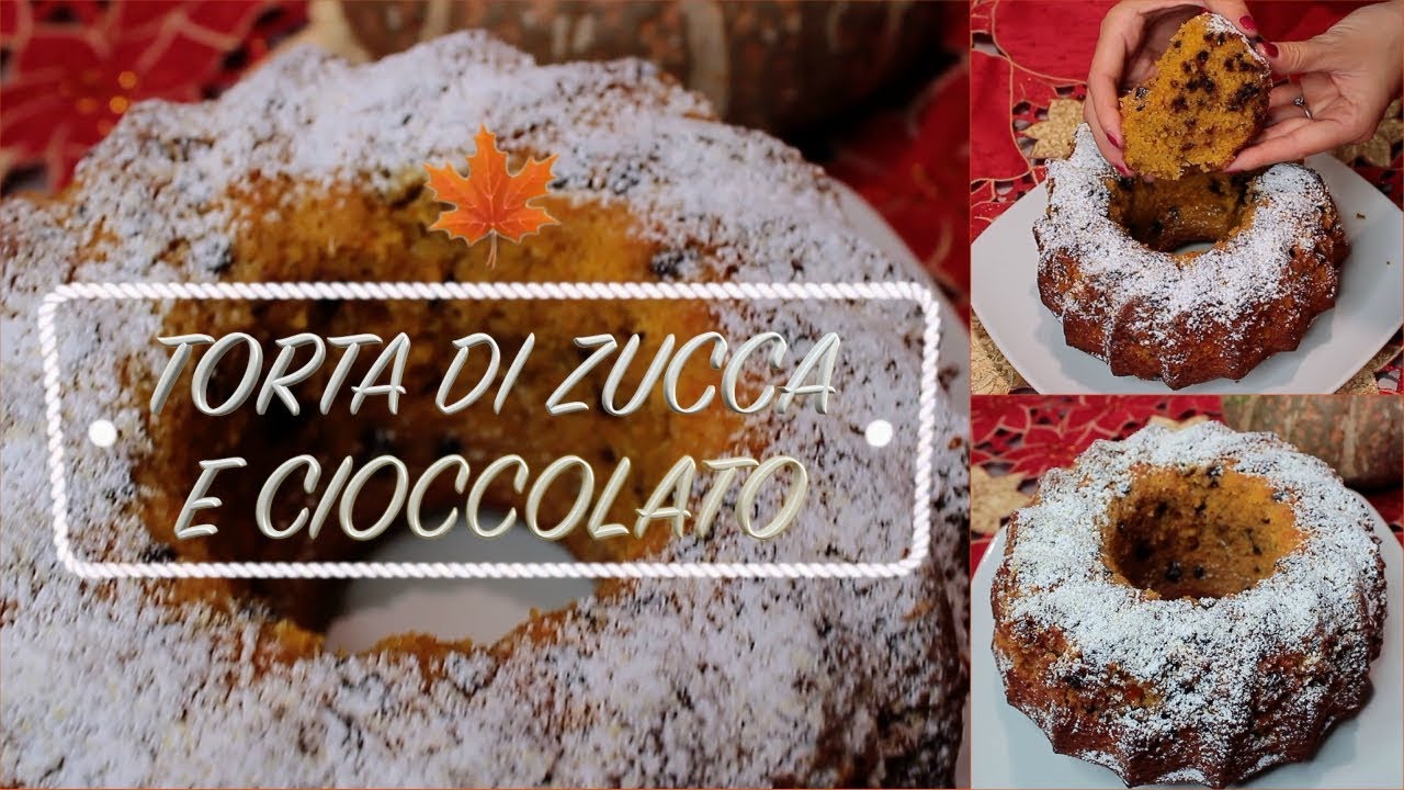 RICETTE PER LA COLAZIONE #5 ||TORTA DI ZUCCA E CIOCCOLATO