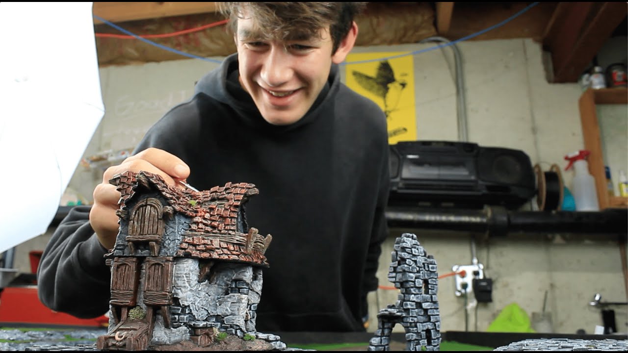 Painting My Frostgrave Terrain Board