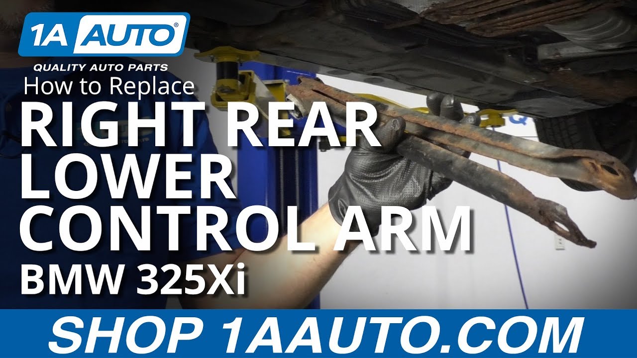 How to Replace Right Rear Lower Control Arm 01-06 BMW 325Xi