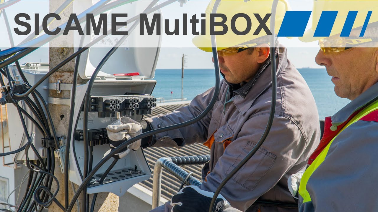 20 абонентських відгалужень від однієї опори з ящиком SICAME MultiBOX