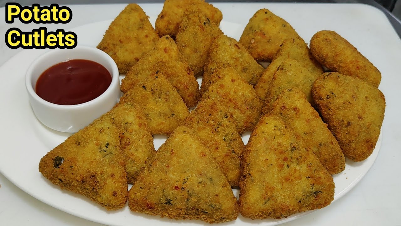 सिर्फ 2 आलू से बनाएं टेस्टी क्रिस्पी आलू कटलेट | Aloo Cutlet Recipe | Potato Cutlet | Chef Ashok 