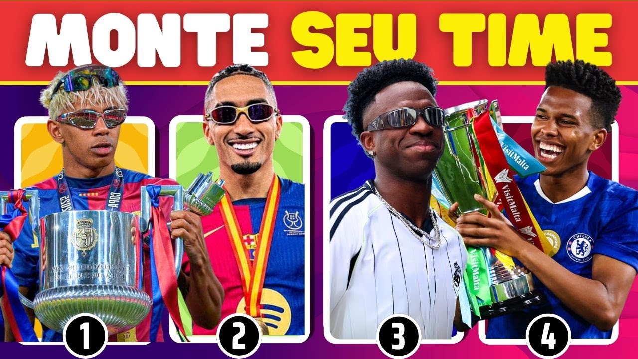 Você consegue montar o time PERFEITO da Champions League? ⚽🔥