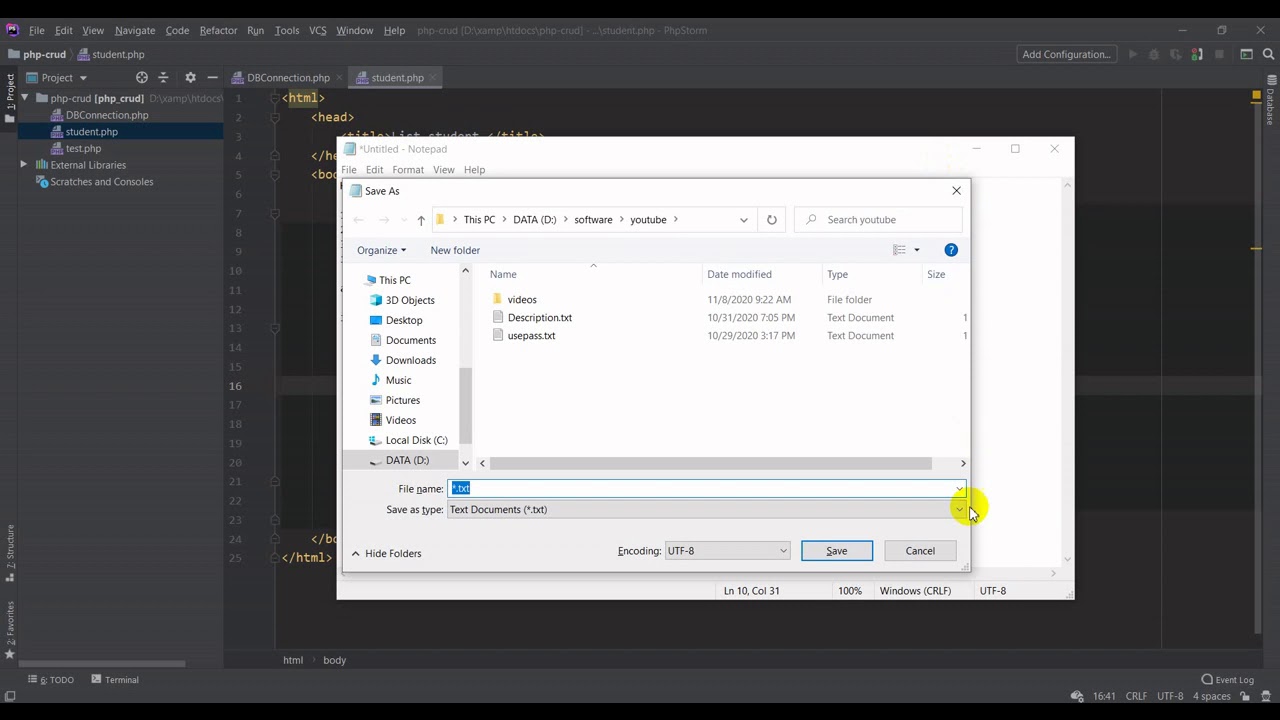 How to read data from MySQL database