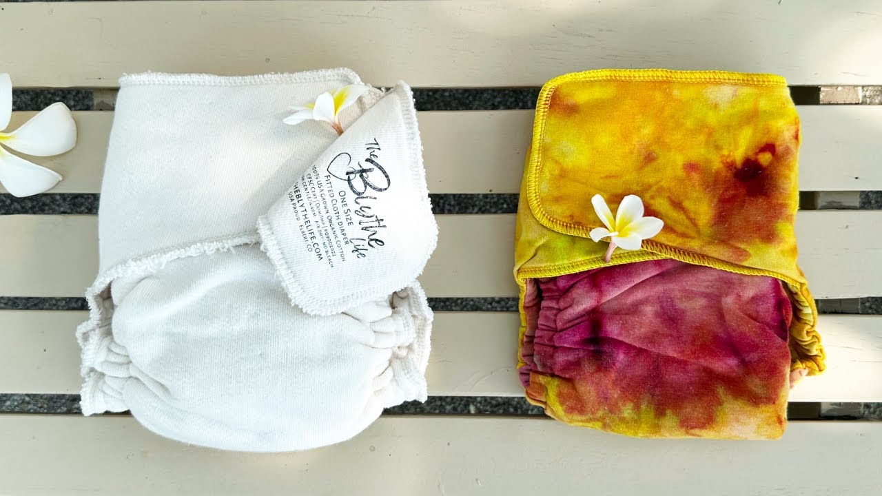 FITTED DIAPERS by The Blythe Life! Organic Cotton & Stretchy Fitteds