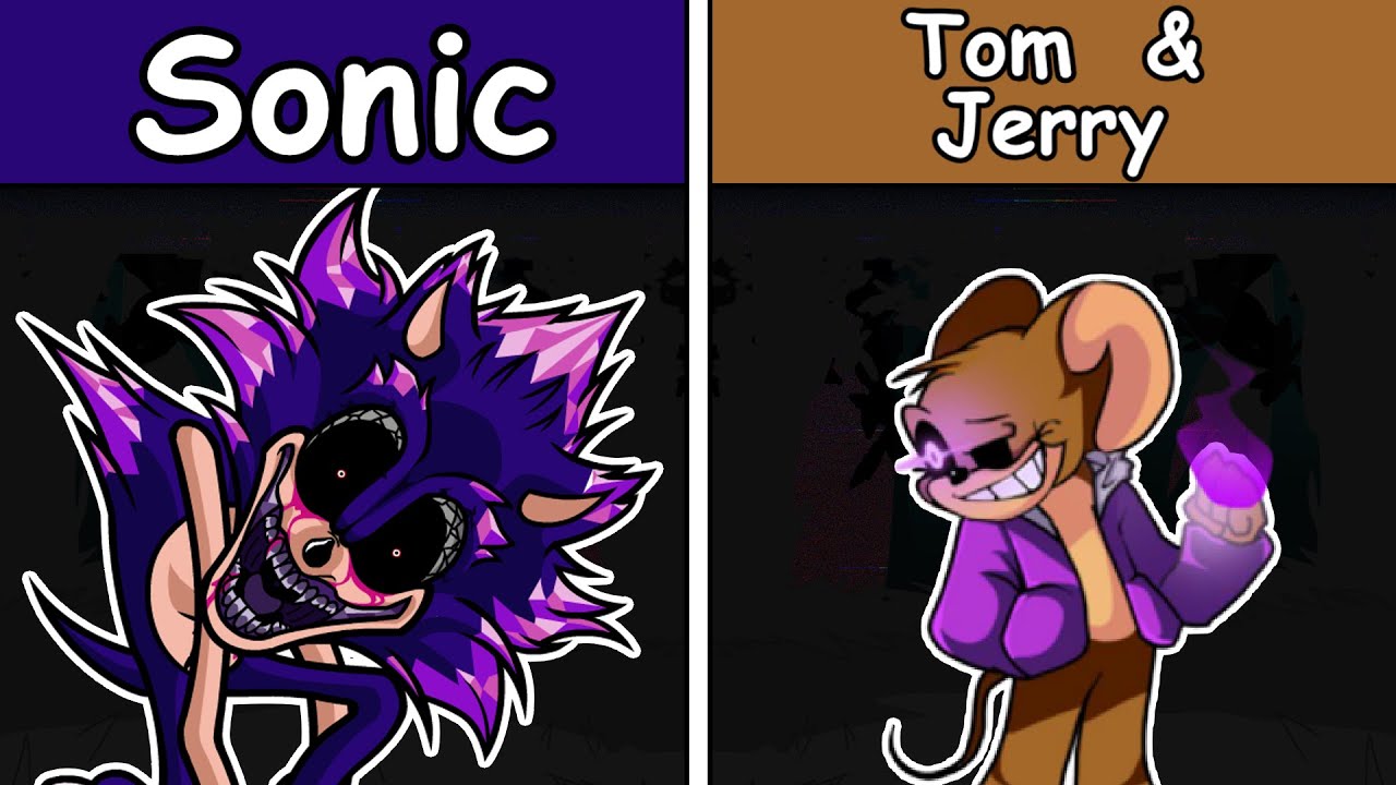 Four-Way Sonic Vs Tom & Jerry (Four-Way Fracture) - FNF