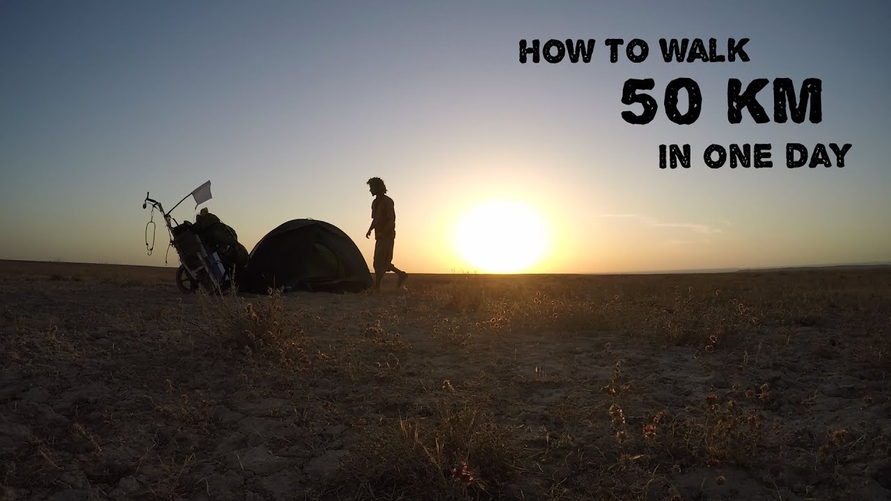 To India on Foot - How to walk 50 km in one day