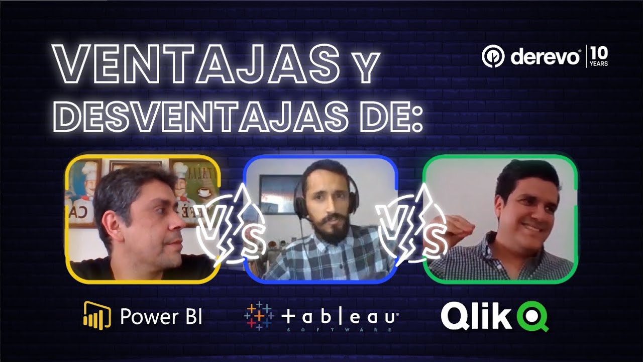 Ventajas y desventajas de: Qlik VS Tableau Vs Power BI