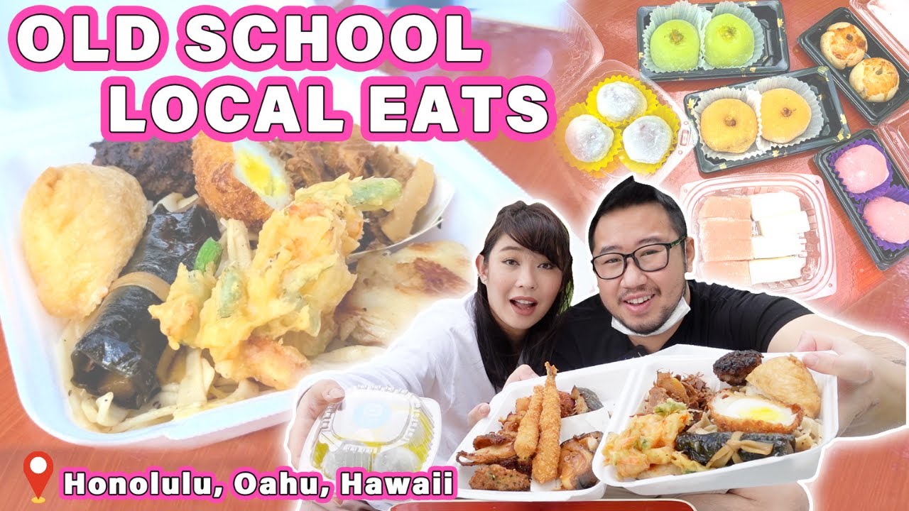 OLD SCHOOL LOCAL EATS! || [Honolulu, Oahu] Hawaii's Okazuya & Mochi!