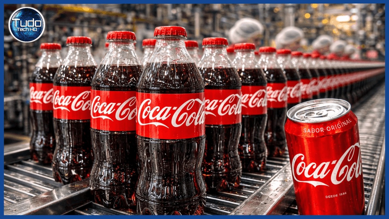 Como é feita a Coca-Cola. Processo Industrial de Fabricação da Coca-Cola - História e Segredos