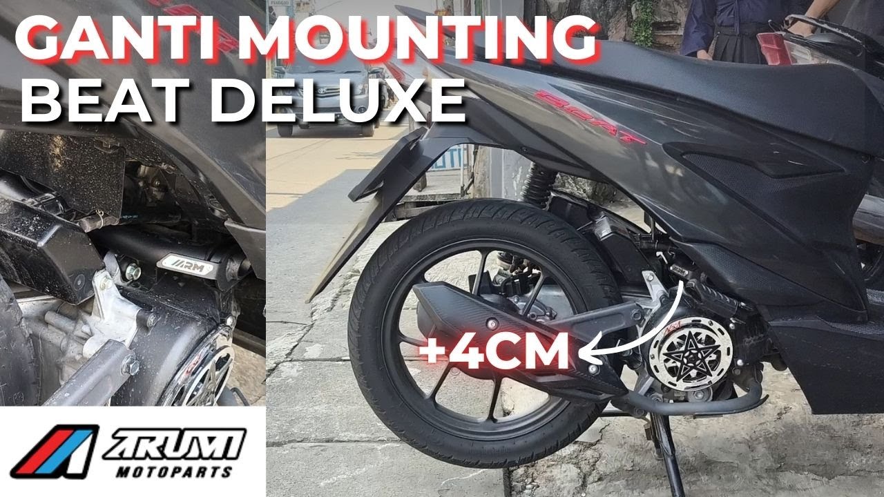 PASANG MOUNTING 4CM DI BEAT DELUXE!!!