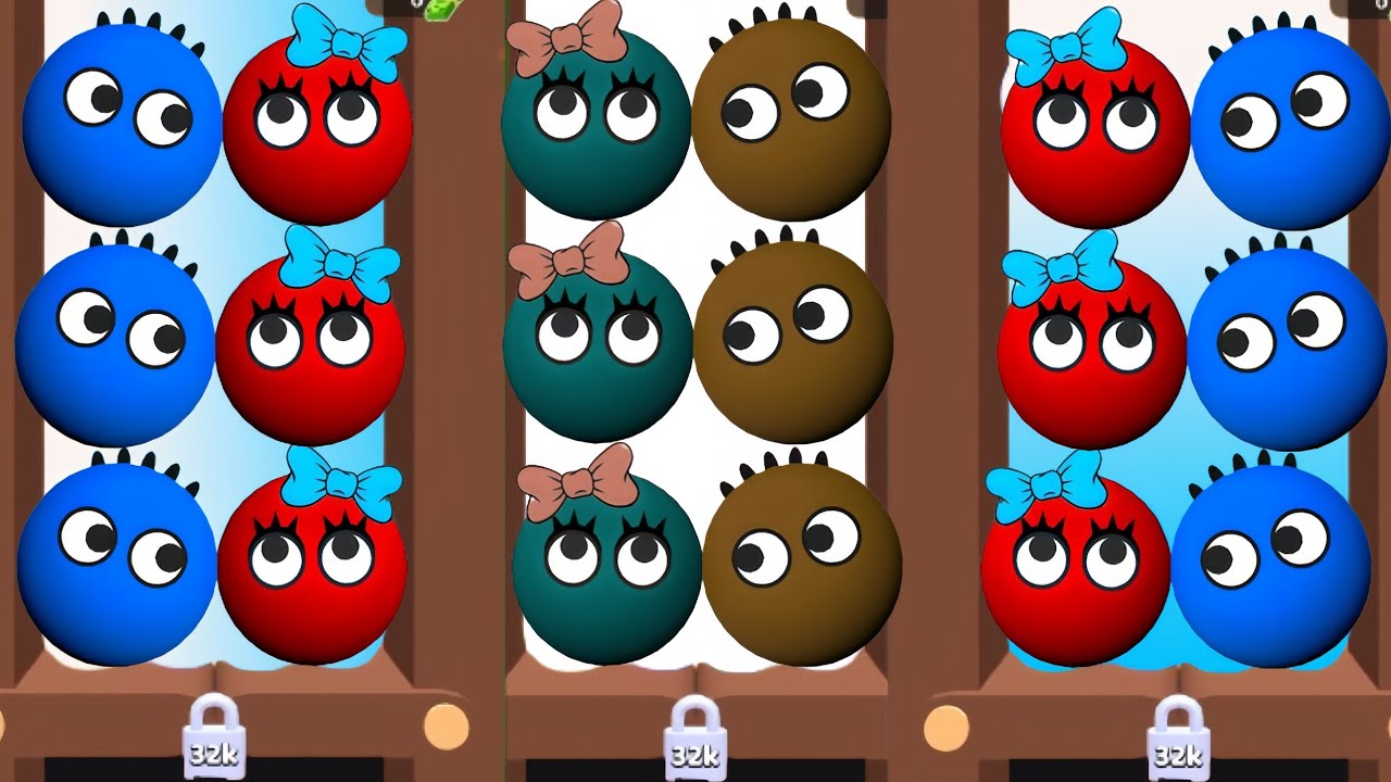 We Beat 3-Player Draw 2 Smash VS Hide ball Brain VS Lucky Balls 2048 Speedrun Gameplay #24 