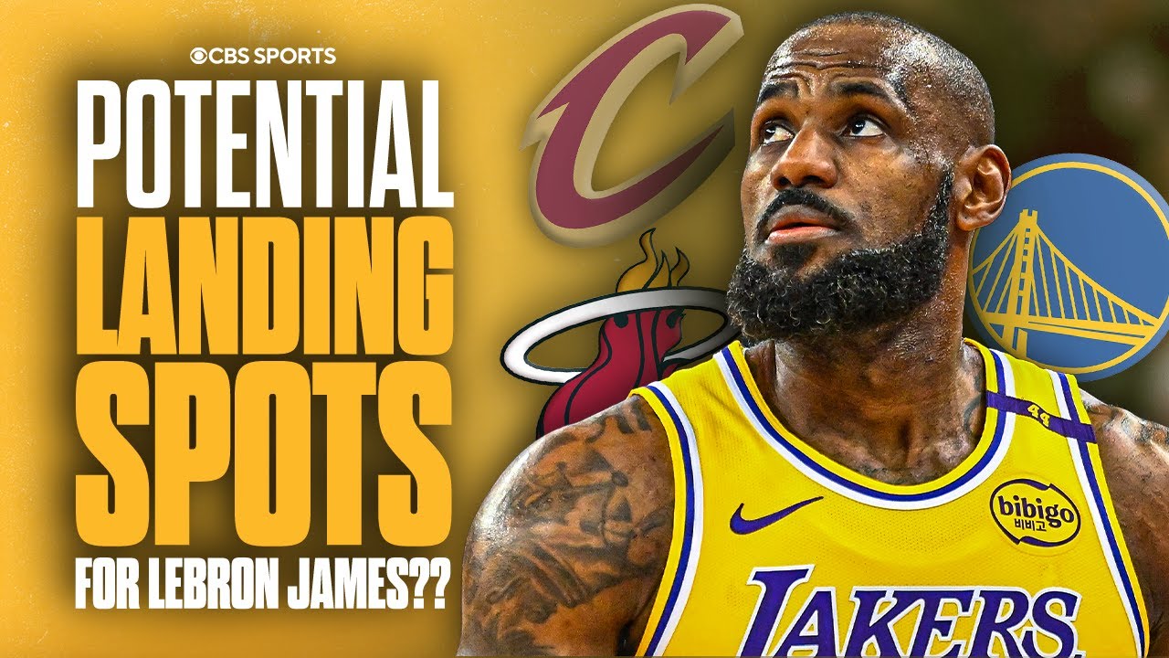 Potential free agency landing spots for LeBron James IF he opts out of Lakers contract 👀👑