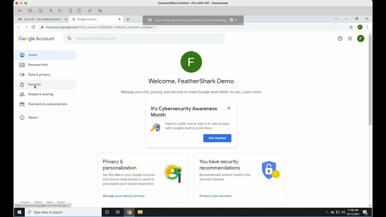 Google - Passwords and 2FA