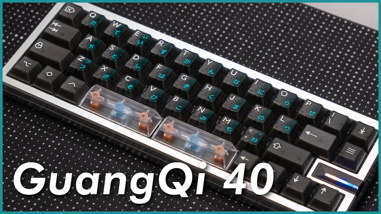 GuangQi 40 Review | Cyberpunk 2077 Themed 40% Keyboard!