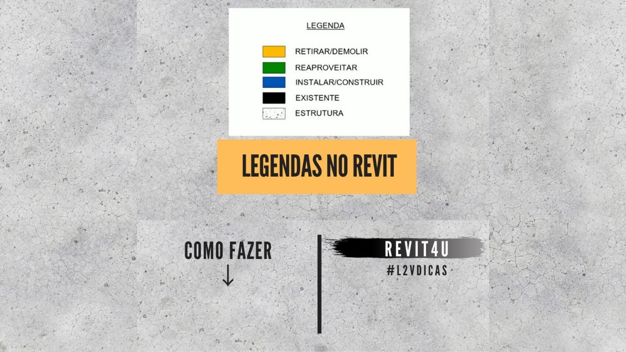 COMO CRIAR LEGENDAS NO REVIT
