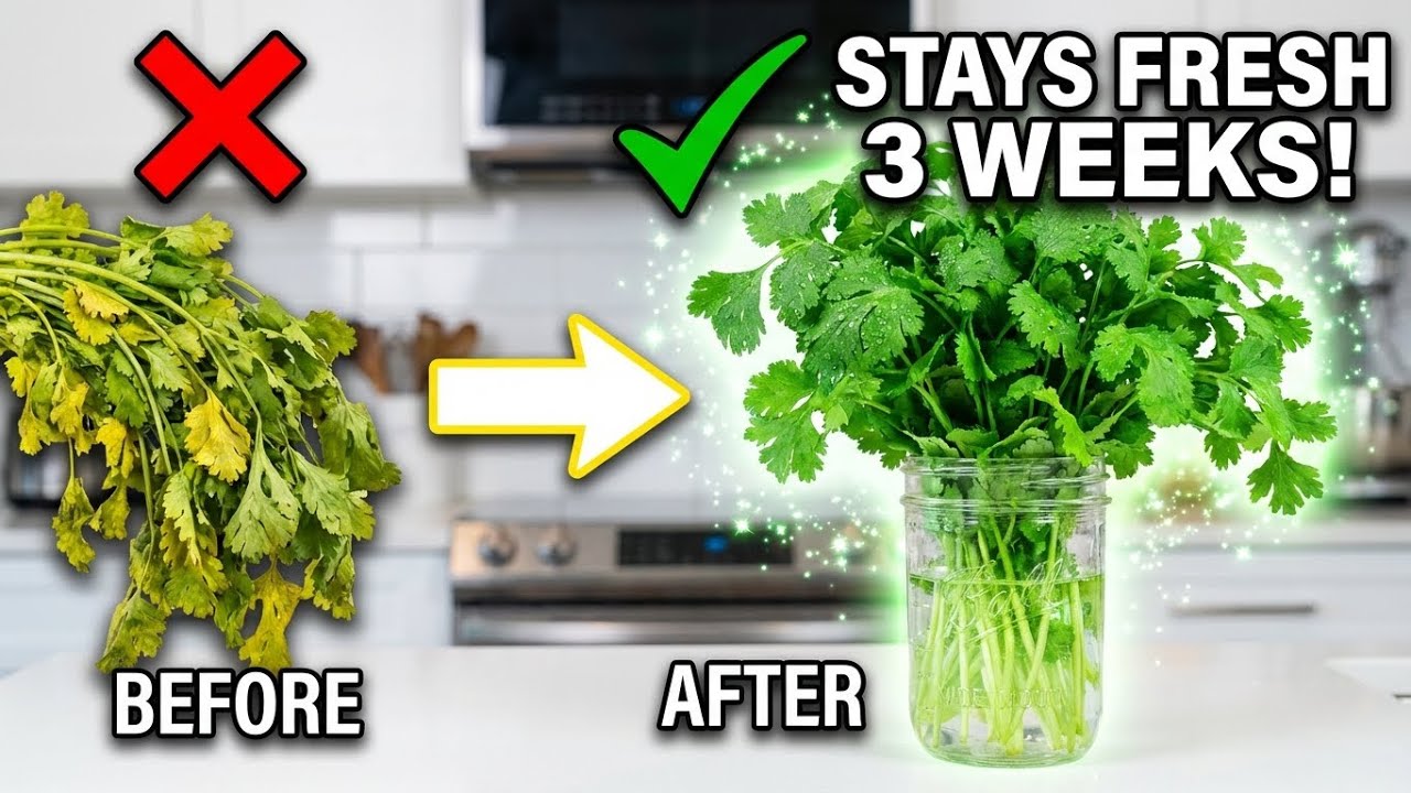 Your Cilantro Dies Fast Try This 3 Week Freshness Secret