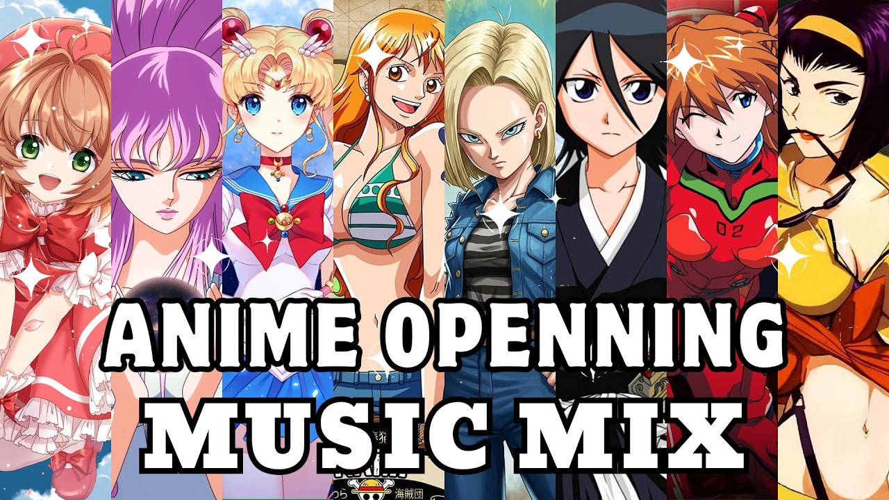 🎧 90s-2000s Anime Opening Music Mix | AI Reimagined Classics ✨