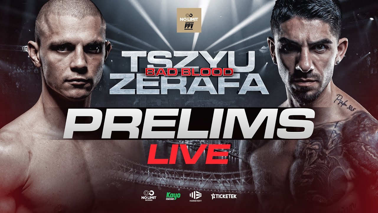 Nikita Tszyu vs Michael Zerafa Prelims LIVE | Fight Night Begins