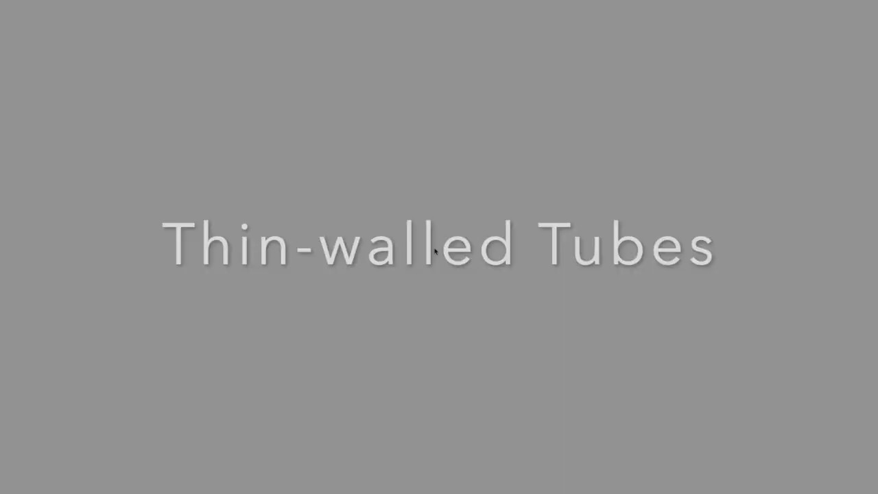 BYU CE En 203 Scott : Pure Torsion of Thin-Walled Tubes