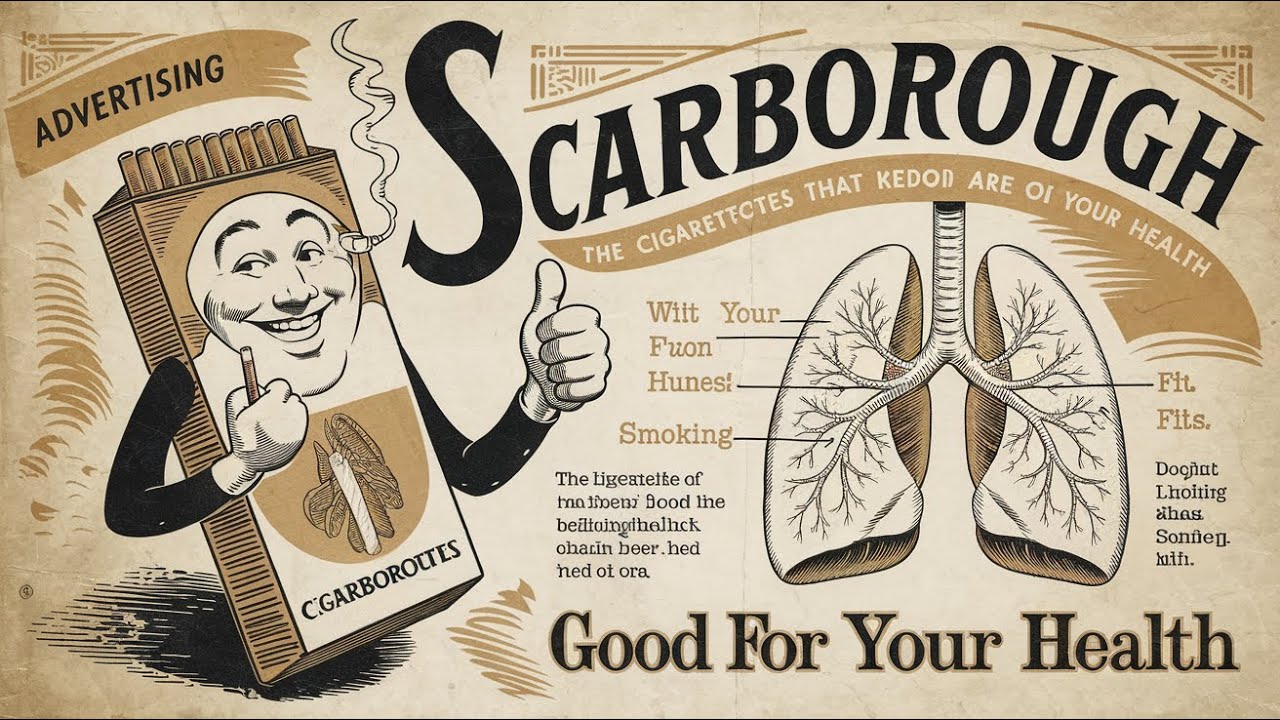 Sm*ke a Pack of Scarborough F*gs - early restored radio commercial (circa 1939)