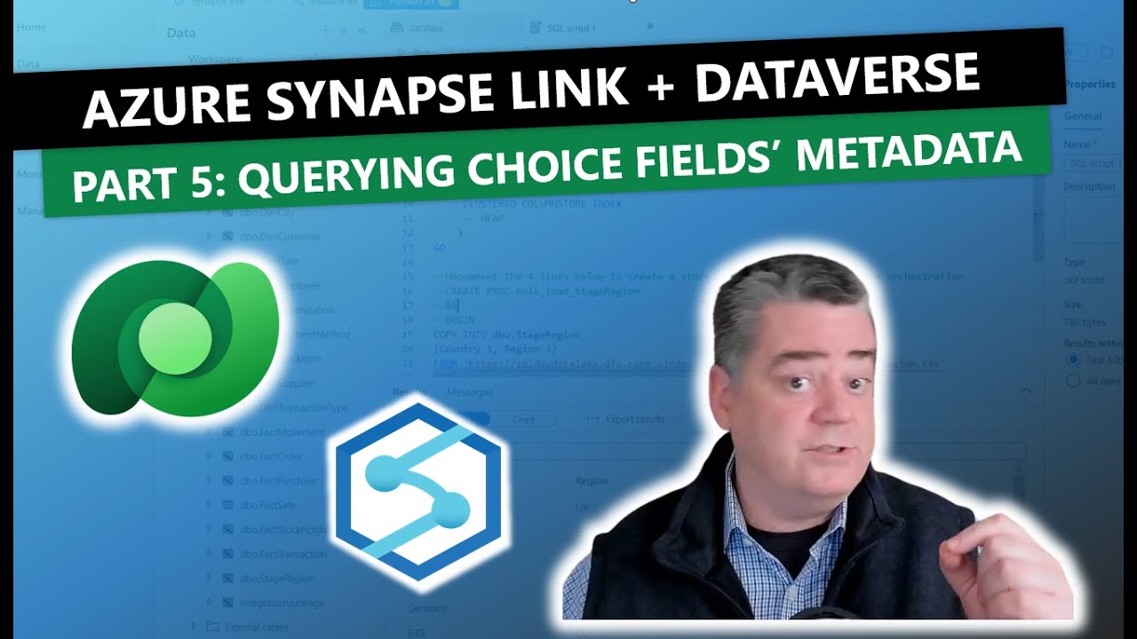 Azure Synapse Link and Dataverse: Part 5 - Querying choice fields' Metadata