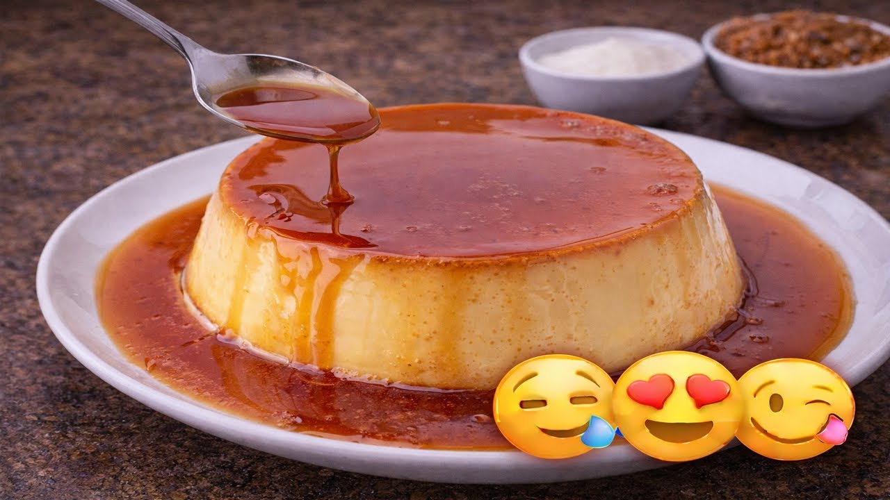 طريقة عمل الكريم كراميل 😋😋👍بكل تكاته واسراره وهيظبط معاكي من اول مرة