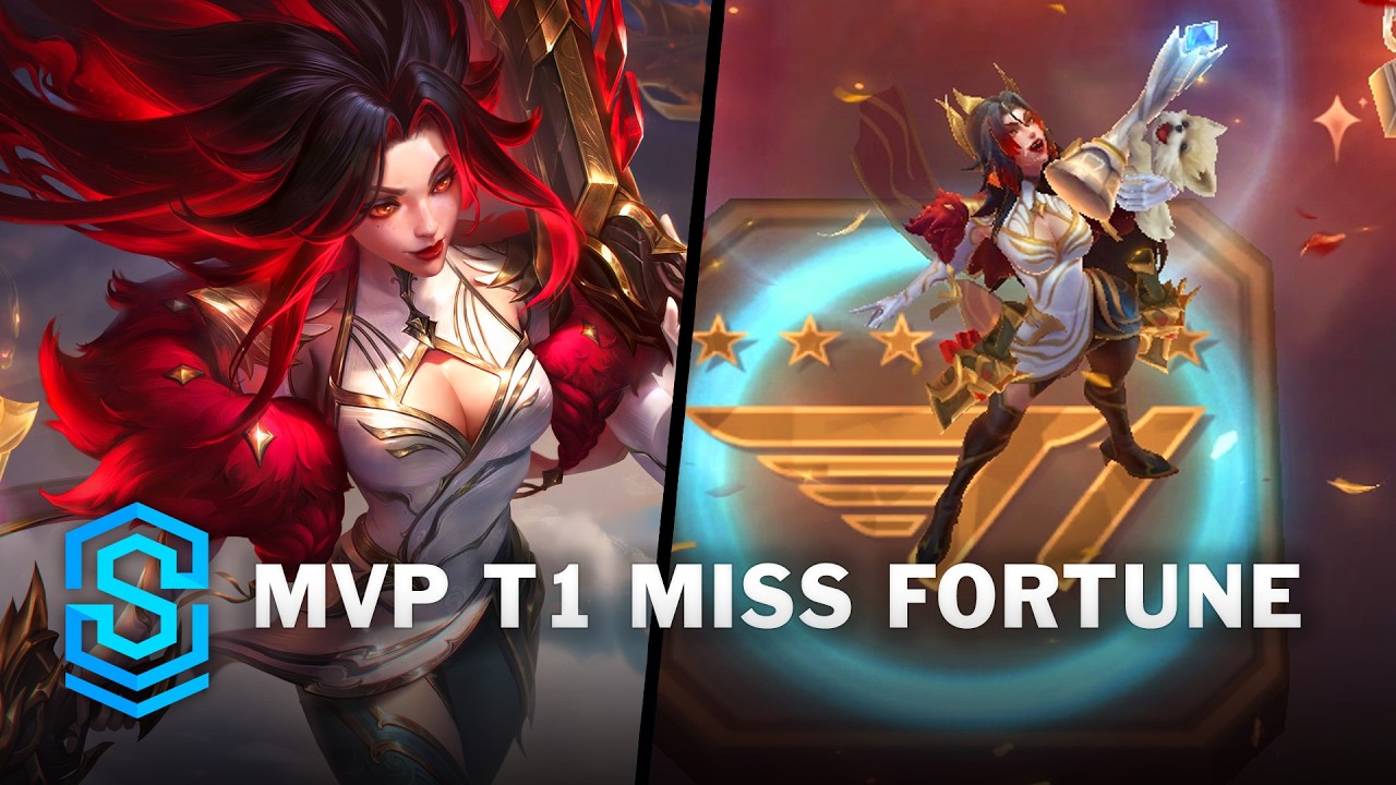 T1 Miss Fortune MVP Skin Spotlight - Pre-Release - PBE Preview - League of Legends
