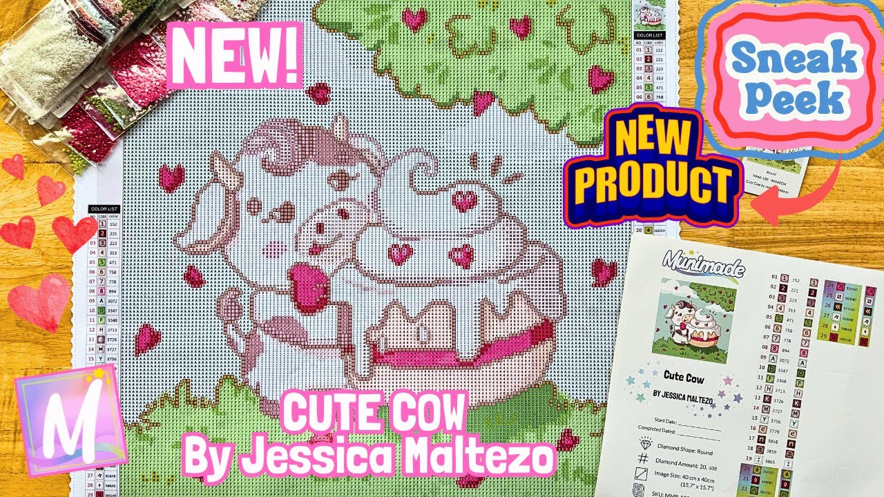 Cute Cow 🐮❤️🍰 Plus...BRAND NEW PRODUCT!!! - w/Crafting With Shay!!