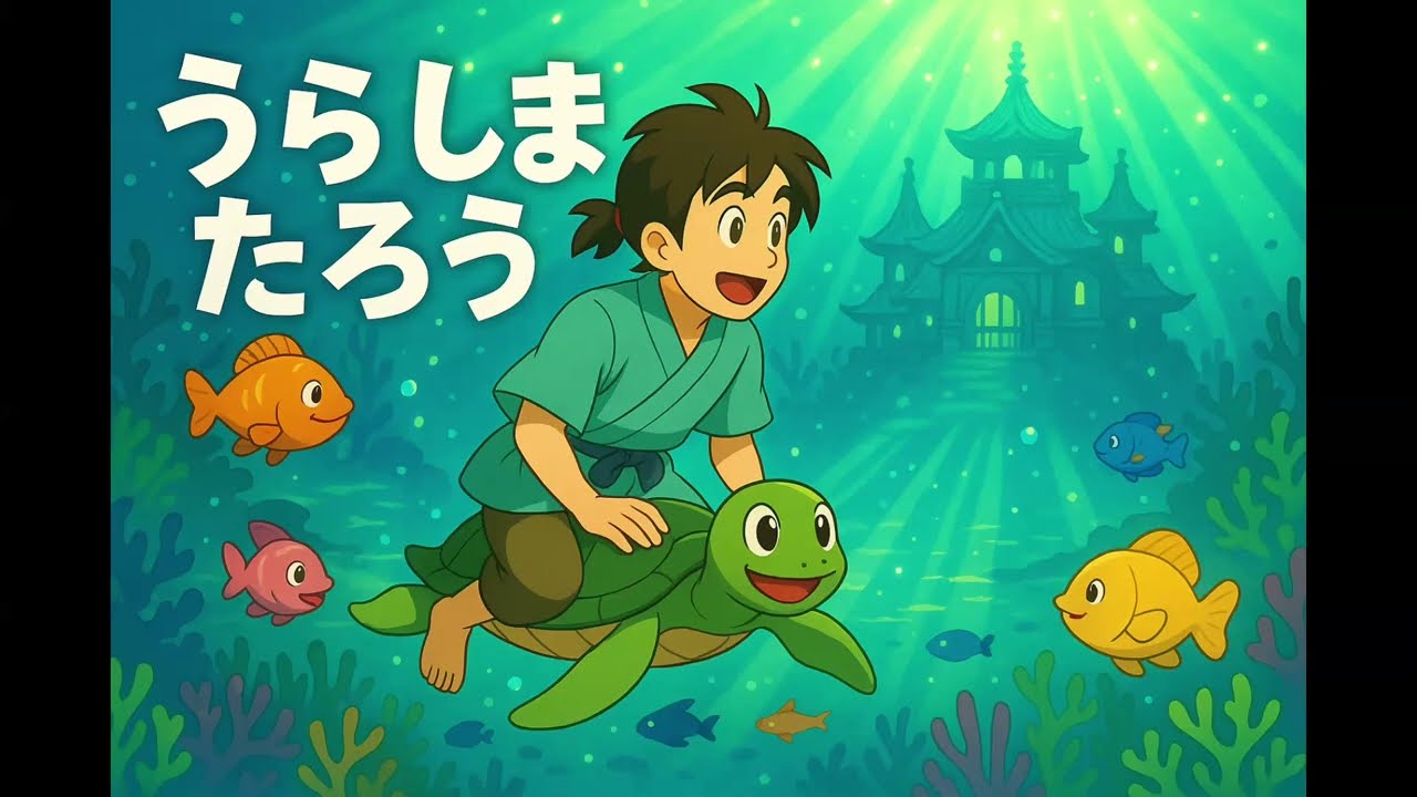 うらしまたろう　寝かしつけにも 浦島太郎の読み聞かせ絵本｜親子の時間にもぴったり！
