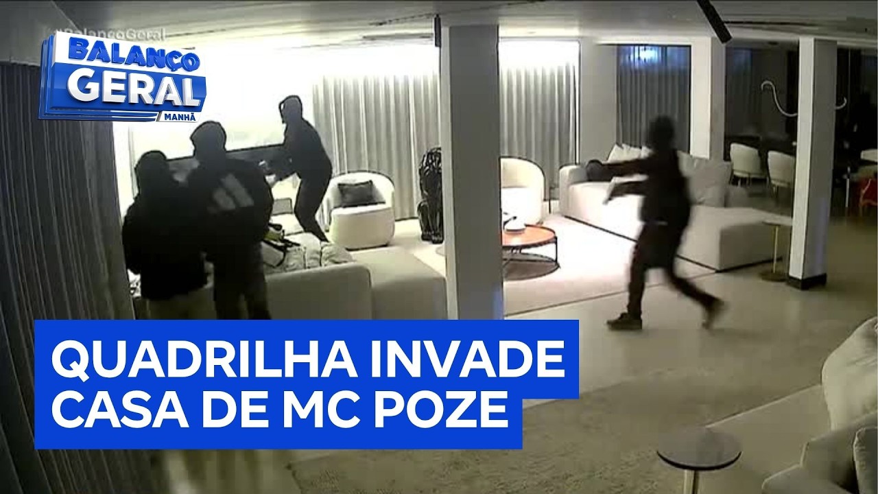 Criminosos invadem casa de MC Poze e levam R$ 2 milh&otilde;es em joias