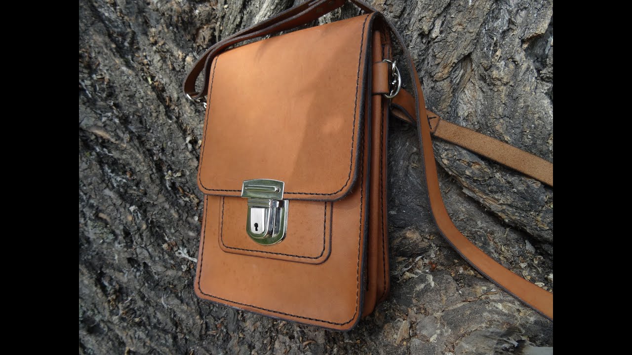 Работа с кожей. Сумка, планшетка, барсетка. Making leather bag