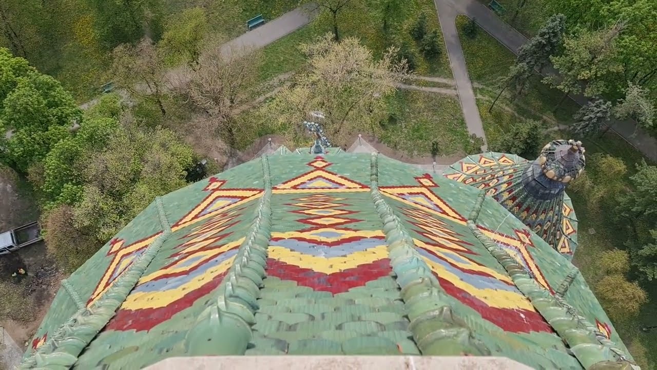 Turla Catedralei Mitropolitane (Panoramic video from Timisoara's Metropolitan Cathedral tower)
