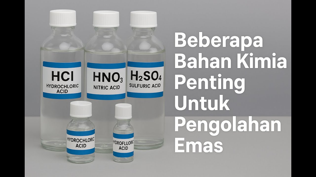 Bahan Kimia Penting  Untuk Pengolahan Emas | Gold Recovery