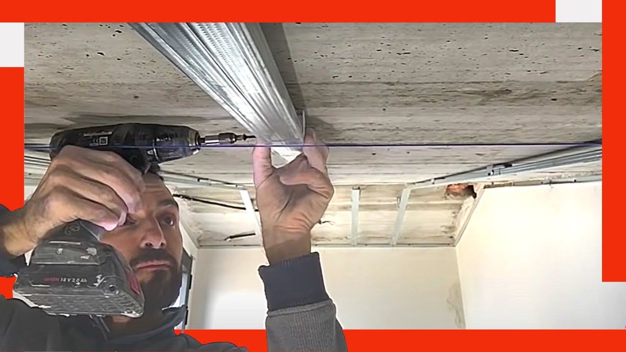🔥Как сделать ПОТОЛОК PLADUR ▶︎ (С ПРЯМОЙ И ПАДАЮЩЕЙ ЧАСТЬЮ) ✅ Гипсокартон