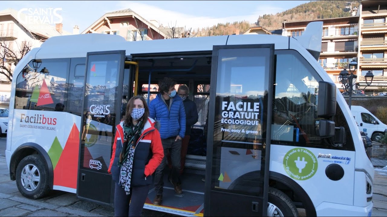 Navettes Facilibus écologiques, les transports publics propres à Saint-Gervais
