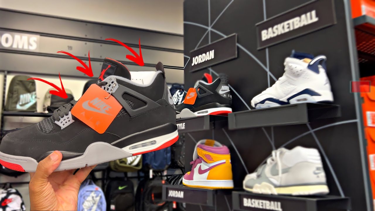 3 year old Jordan 4’s found in Orlando Nike Outlet!!!
