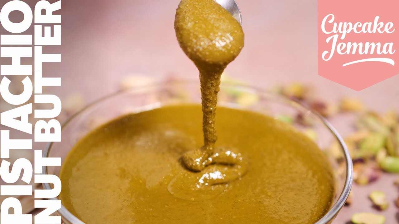 Pistachio Paste Recipe! Perfect for adding to icings, fillings and ice cream | Cupcake Jemma