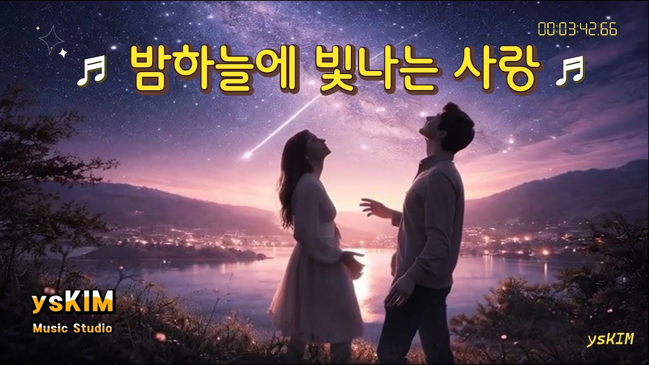 밤하늘에 빛나는 사랑 | Korean R&B Ballad | ysKIM Music Studio