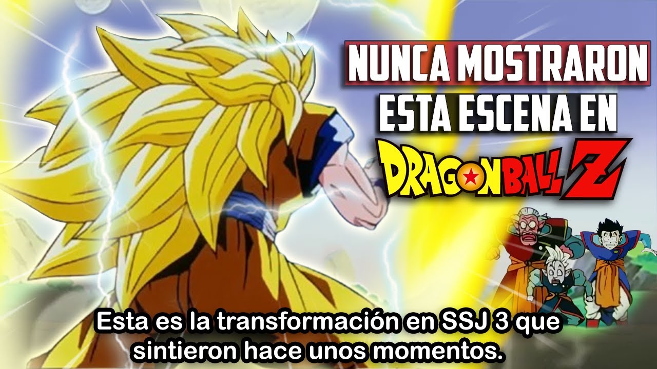 La ESCENA que OMITIERON de Goku SSJ 3 y NUNCA VISTE (Hasta ahora) en Dragon Ball Z