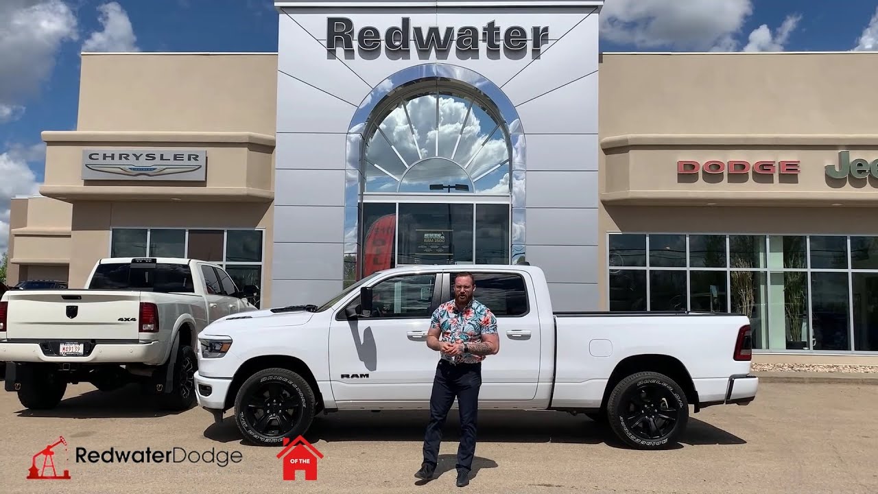 New 2022 RAM 1500 Sport Crew Cab 4x4 - Interior & Exterior Features | Stock # NR11656 Redwater Dodge