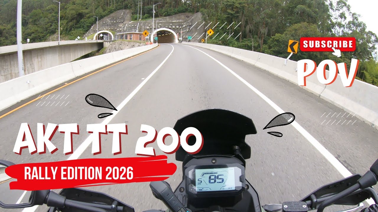 POV AKT TT 200 Rally Edition 2026 ⚡ Scenic Ride Near Cerro Tusa | Real Engine Sound