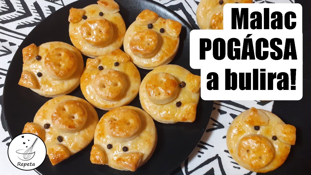 Malac pogácsa a party asztalra 🎉 látványos és könnyű
