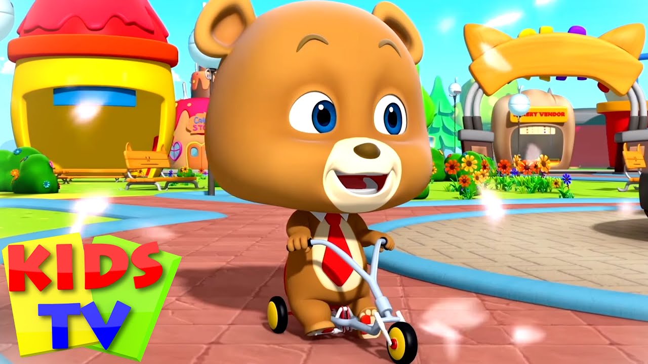 Alex sykkel | Morsomme tegneserier for barn | Barnehage | Kids Tv Norsk | Animerte videoer