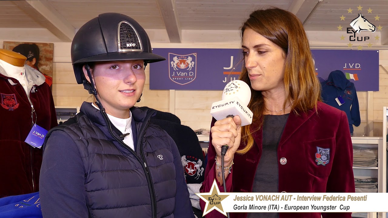 Jessica VONACH (AUT) - Interview Federica Pesenti - EY Cup Grand Prix 1m45 -  Gorla Minore (ITA)
