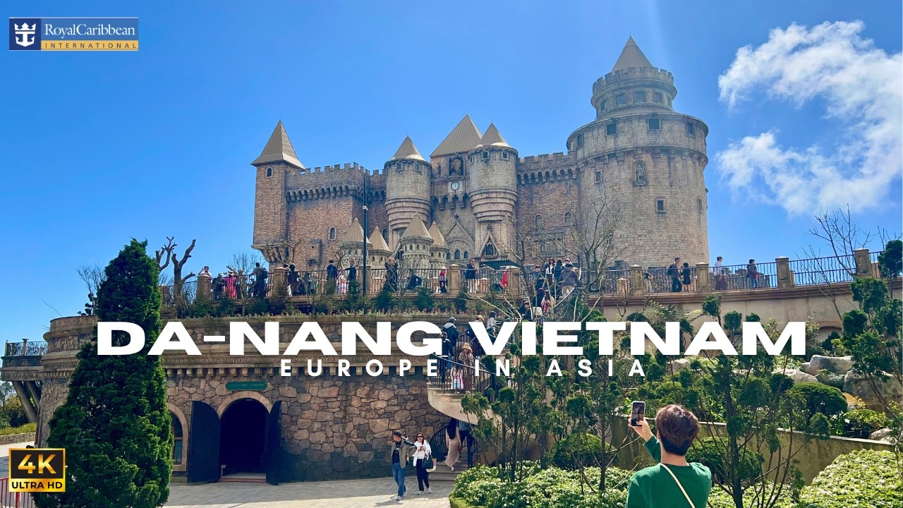 Golden bridge on Ba Na Hills, Da Nang, Vietnam & HOI AN Lantern city #travel #hoian #danang #golden