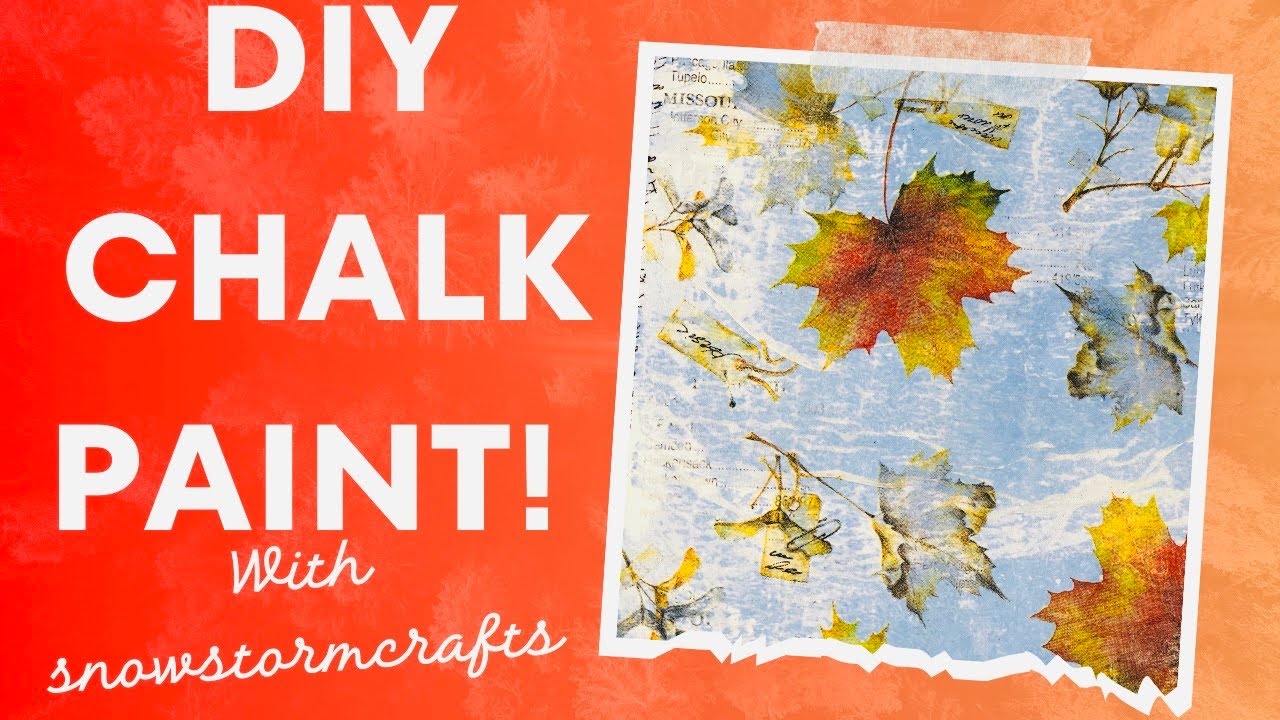 How I make chalk paint & decorate a junk journal tear book.( beginner friendly tips & tricks) #art