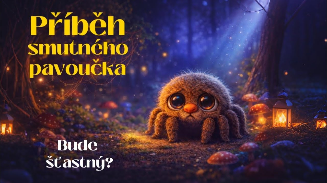 O smutném pavoučkovi Žárlikovi 🕷🩵 - audio pohádka | pro děti i rodiče
