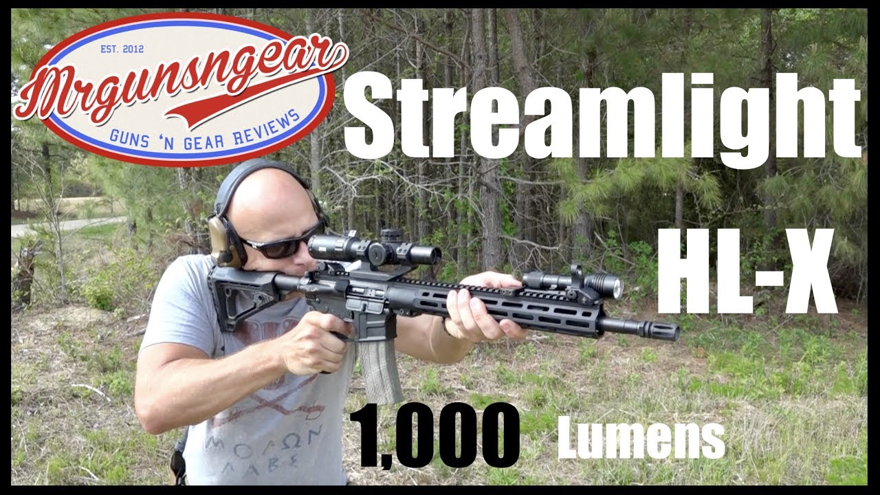 Обзор оружейного фонаря Streamlight Rail Mount HL-X 1000 люмен (HD)