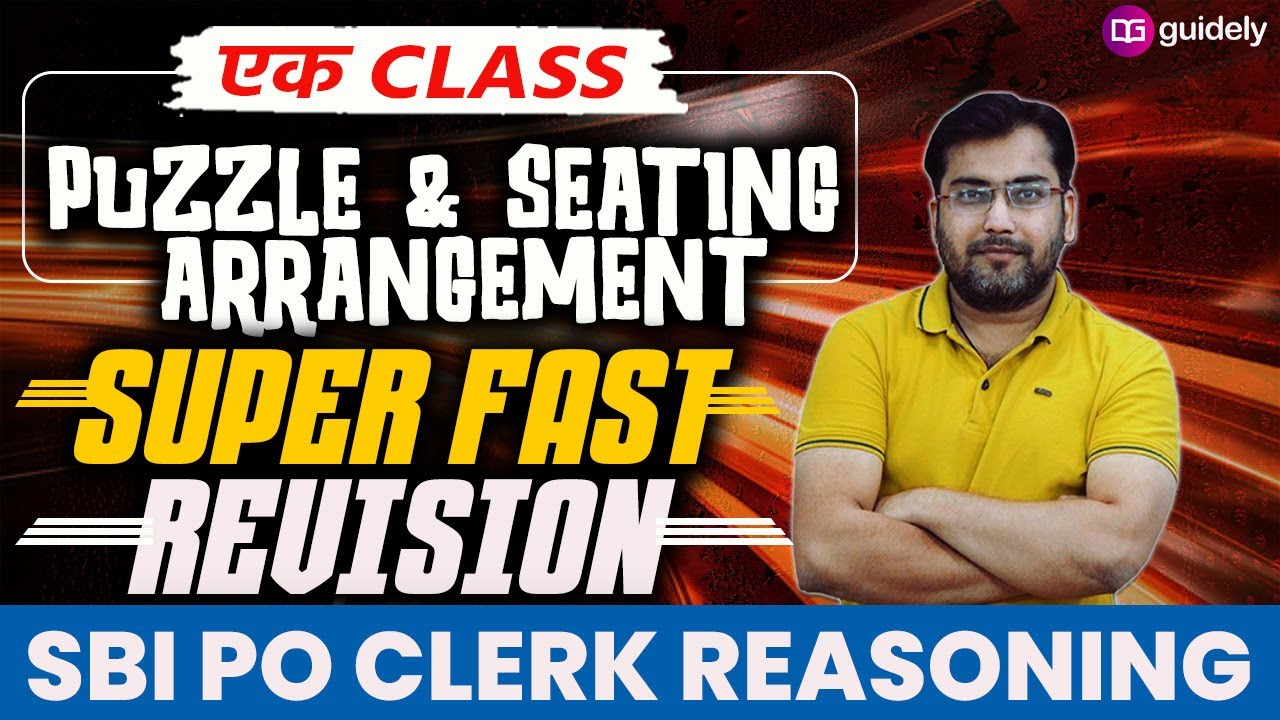SBI PO/Clerk 2025: Puzzle और Seating Arrangement की आसान ट्रिक्स | Reasoning by Rohit Sir