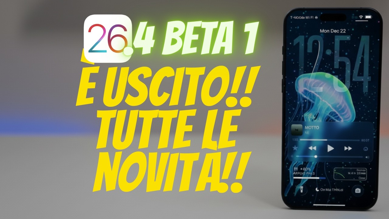 iOS 26.4 Beta 1 È ARRIVATO! Nuova Musica, Widget, Sicurezza e Bug